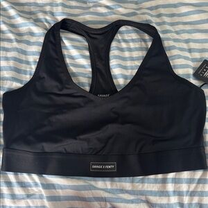 Savage X Fenty Midnight Black Sports Bra